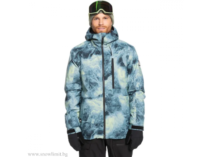 яке-QUIKSILVER-MISSION PRT JK-SPACE STONE CELERY GREEN