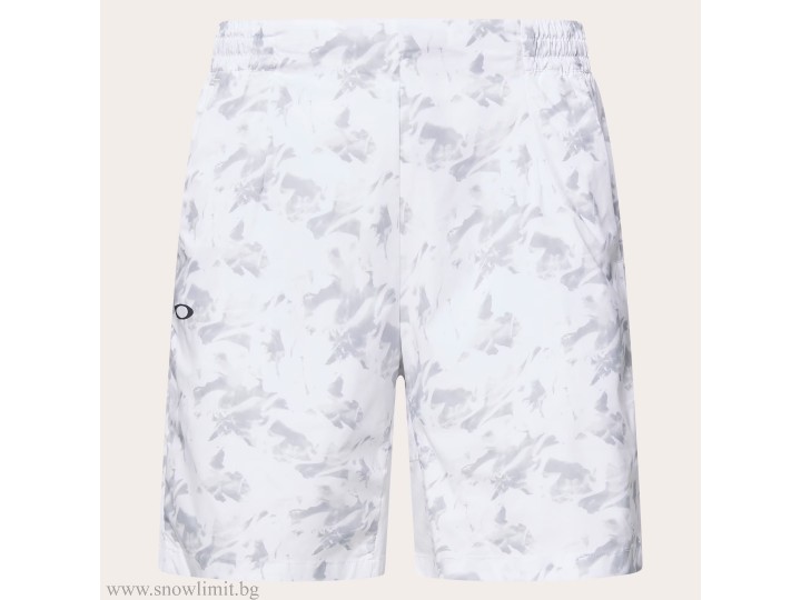 OAKLEY-шорти-ENHANCE MOBILITY SHORTS 7.0-WHITE PRINT