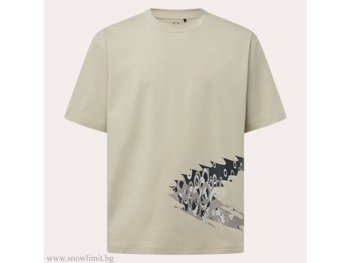OAKLEY-блуза-NEW RETRO TEE STATIC 3.0-DESERT SAND