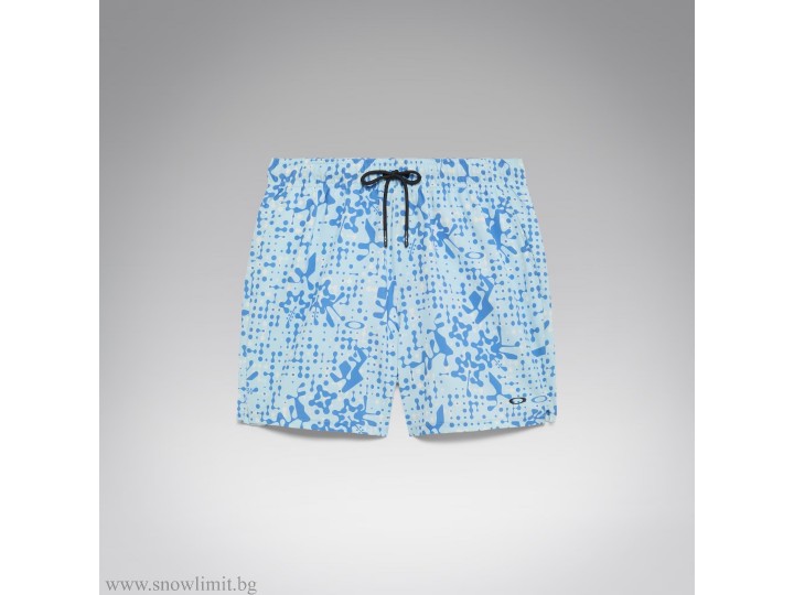OAKLEY-шорти-ALL HIBISCUS 17 BEACHSHORT-Monog Pixels Frost