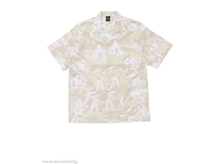 OAKLEY-риза-HIBISCUS BREEZE SHIRT-CAMO HIBISCUS MIST