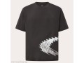OAKLEY-блуза-NEW RETRO TEE STATIC 3.0-SHADOW/BLACK