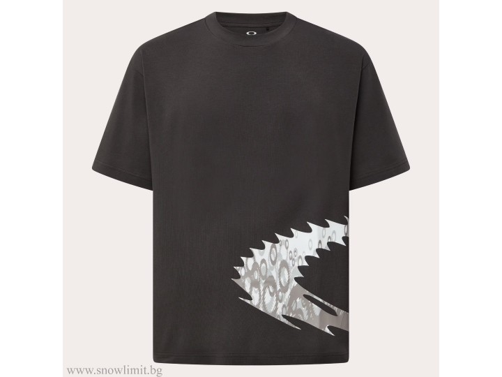 OAKLEY-блуза-NEW RETRO TEE STATIC 3.0-SHADOW/BLACK