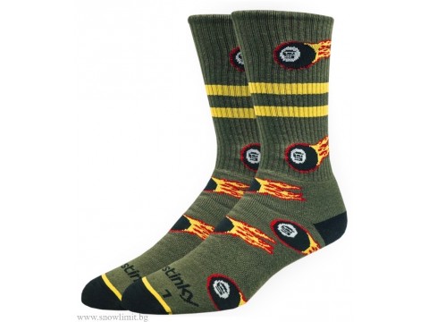 Чорапи-STINKY-Lifestyle-SMOKE EM CREW SOCKS