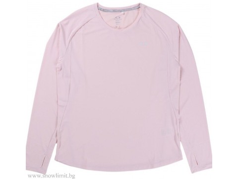 OAKLEY-блуза-RADIANT O-TECHCOLD L/S TEE 12.0-FLUFFY PINK