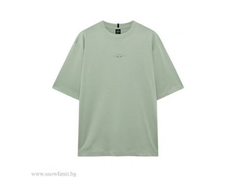 OAKLEY-блуза-STACKED METAL TEE-FADED GREEN