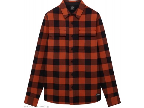 OAKLEY-риза-BEAR COZY FLANNEL-FLAM RED/BLACK CHECK