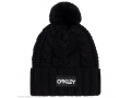 OAKLEY-шапка-HARPER POM BEANIE-ARCTIC WHITE/BLACKOUT