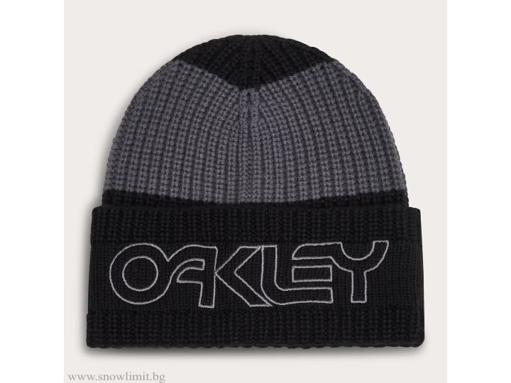 OAKLEY-шапка-TNP DEEP CUFF BEANIE-BLACKOUT