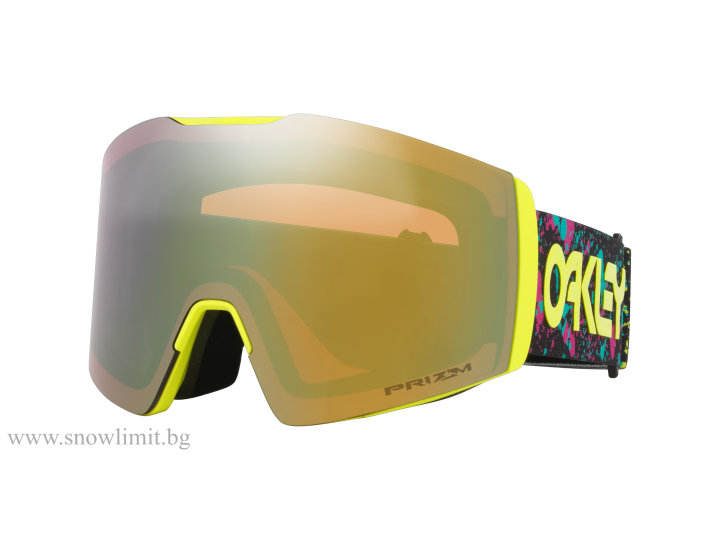 OAKLEY-маска-FALL LINE L-JAXSON BLACK-PRIZM SNOW SAGE GOLD IRIDIUM