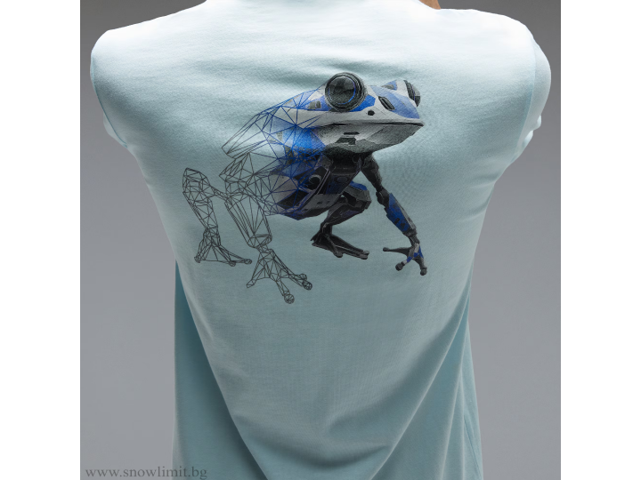 OAKLEY-блуза-FUTURESCAPE FROG TEE-FROST