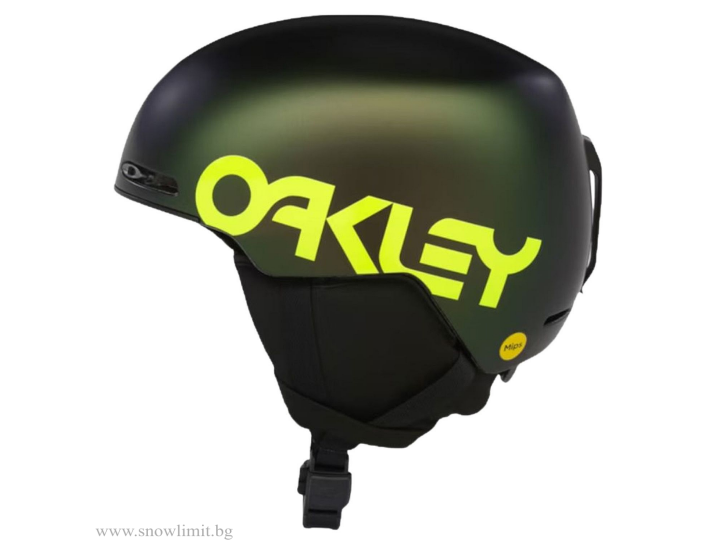 OAKLEY-каска-MOD1-PRO-MIPS-7D1/Silver/Green Colorshft-Factory Pilot