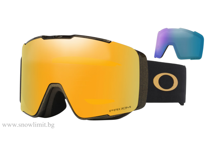 OAKLEY-маска-LINE MINER PRO M-50TH ANNIVERSARY-PRIZM 24K+EXTRA LENS/PRIZM ICED IRR