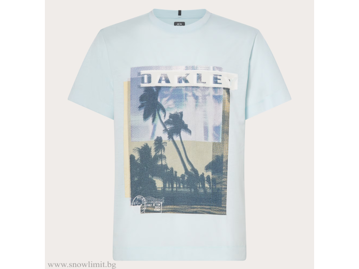 OAKLEY-блуза-PALM TEE-FROST