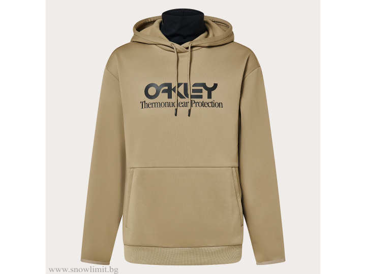 OAKLEY-суитчър-RIDER LONG 2.0 HOODIE-PEBBLE