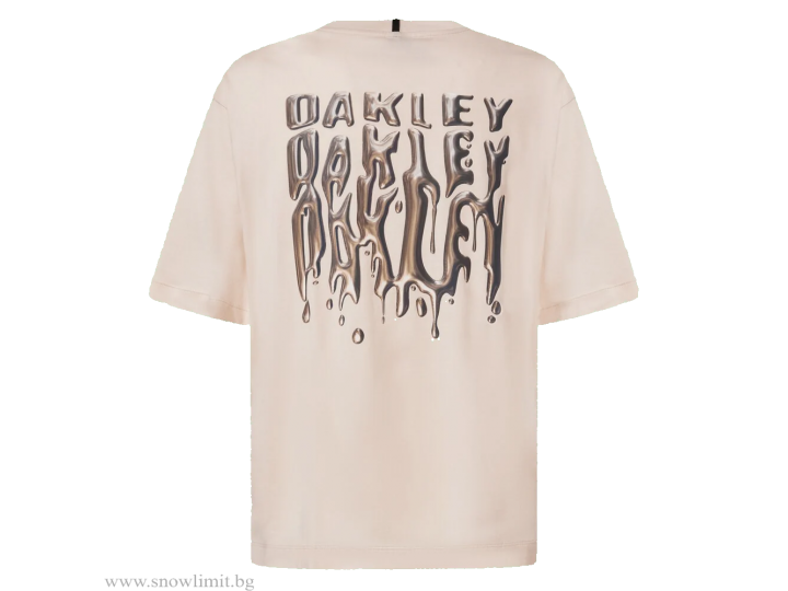 OAKLEY-блуза-STACKED METAL TEE-MIST