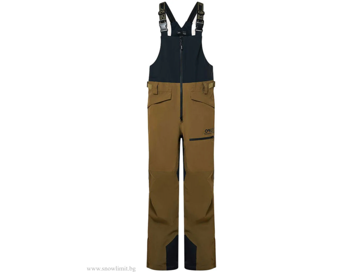 OAKLEY-панталон-TNP SHELL BIB-ARMY GREEN