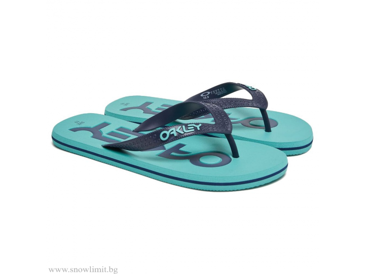 OAKLEY-чехли-COLLEGE FLIP FLOP-Teal Blue