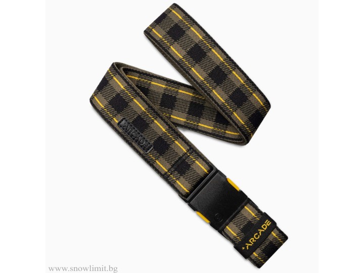 Колан-ARCADE-PLAID-Crocodile/Mustard