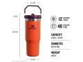 STANLEY-THE ICEFLOW FLIP STRAW TUMBLER-0.88L-Tigerlily