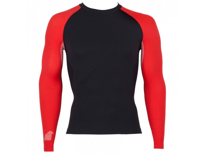 Термо-NORDICA-блуза-PERFORMANCE MEN long shirt - RED/BLACK