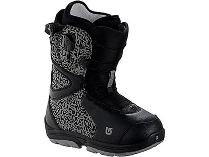 сноуборд обувки-BURTON-GROM-SPEEDZONE-BLACK/GRAY