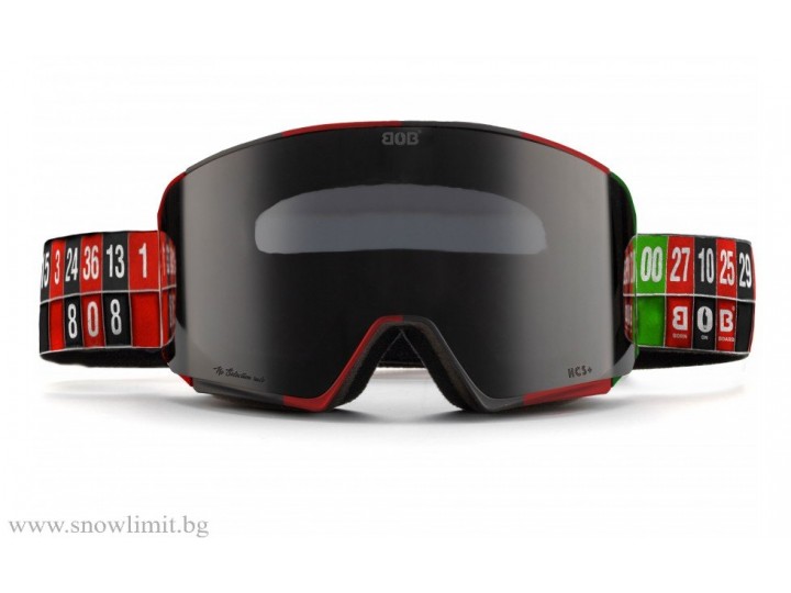 маска-BOB-239-ROULETTE SELECTION GOGGLES HCS+Clear lens